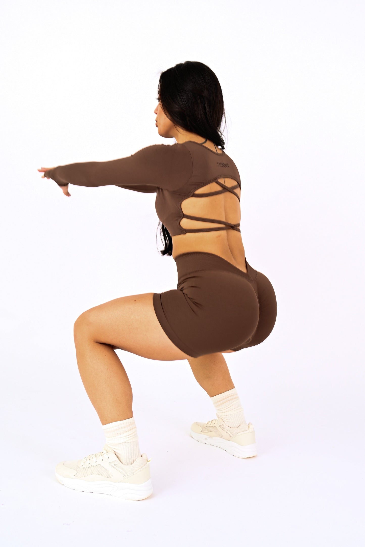 ÉLANCÉ SHORTS by L´ Embrace - BROWN