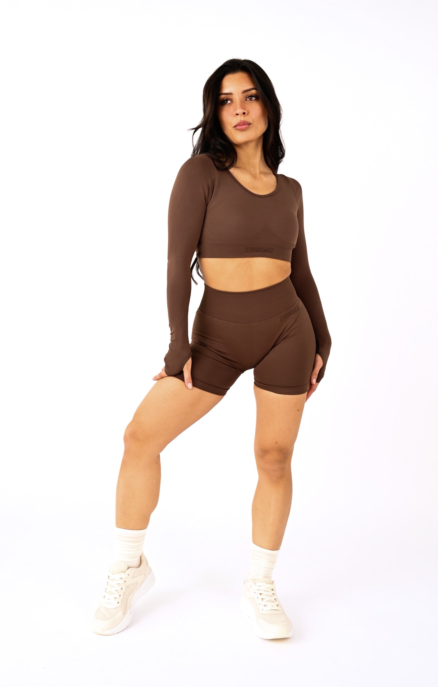 ÉLANCÉ TOP by L' Embrace - BROWN