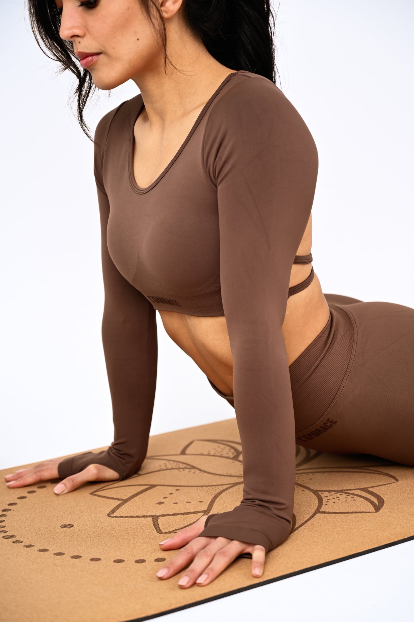 ÉLANCÉ TOP by L' Embrace - BROWN