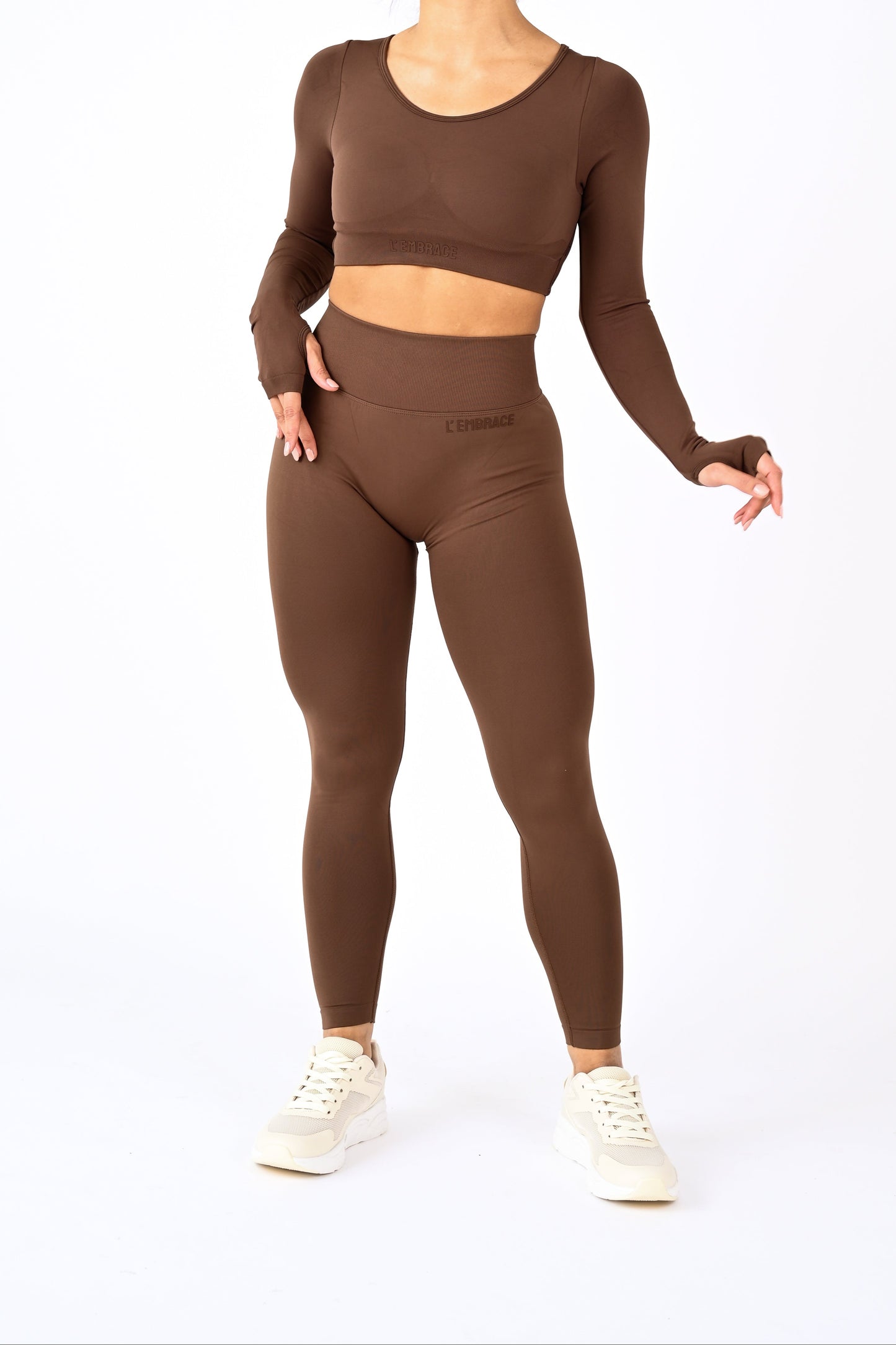 ÉLANCÉ LEGGING by L' Embrace - BROWN