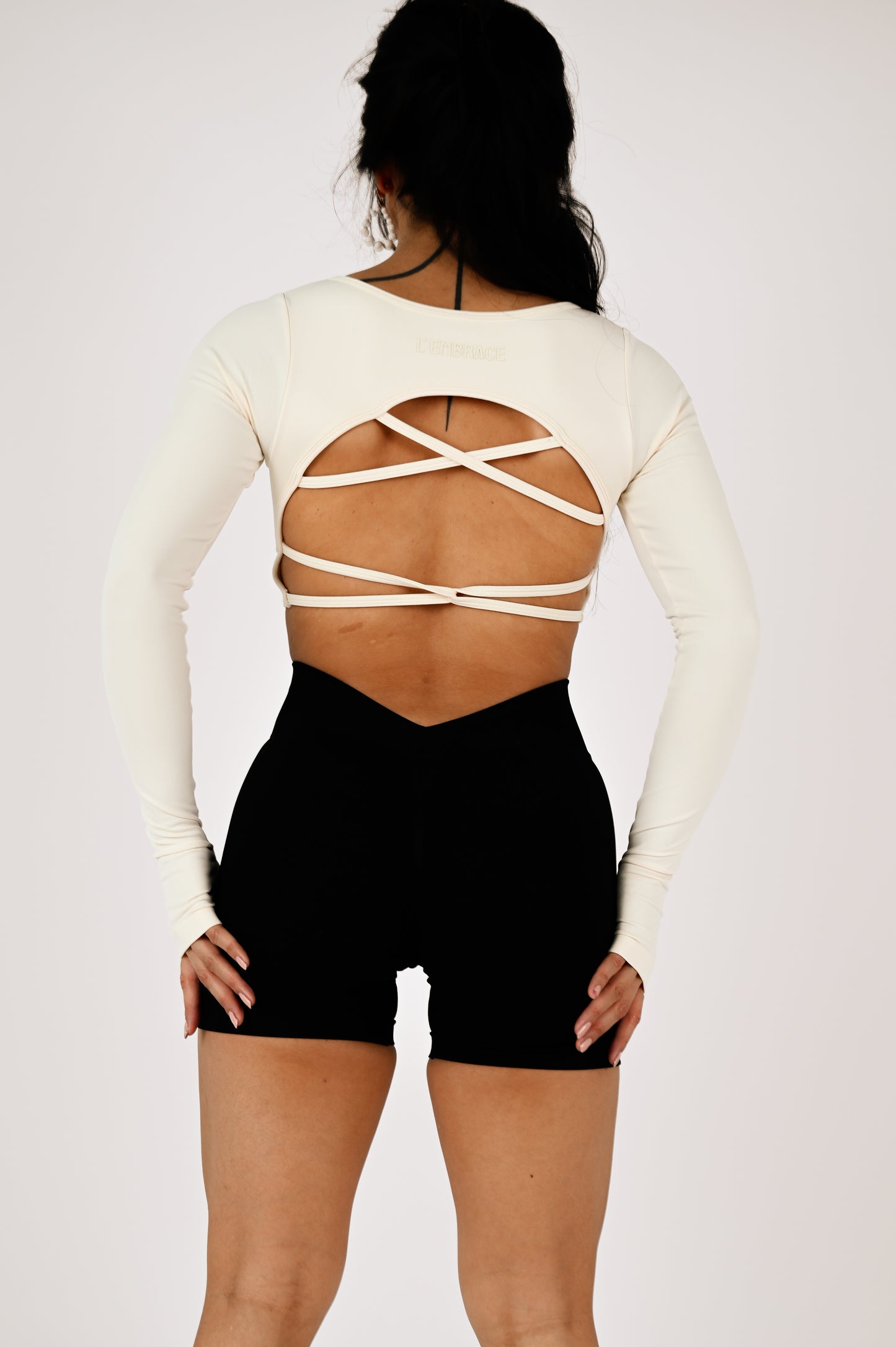 ÉLANCÉ SHORTS by L´ Embrace - BLACK
